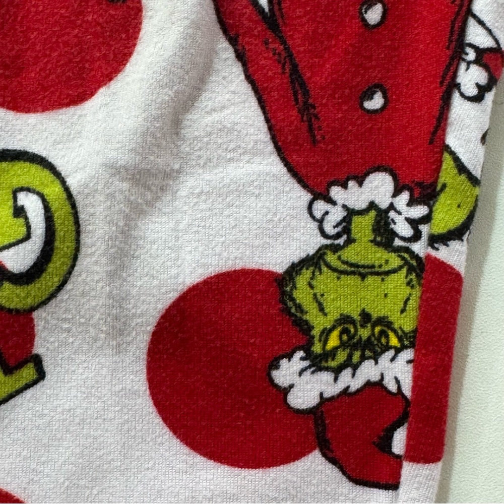 Dr. Seuss MERRY GRINCHMAS Pajama Lounge Set Size 3T Christmas PJ's Red Green - Picture 12 of 16